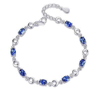 Oval Bracket Circles Imp Bracelet Adjustable