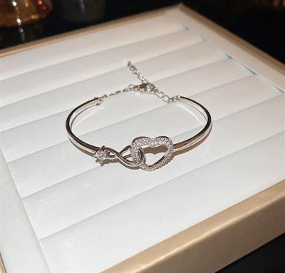 Infinity Heart Bracelet Adjustable