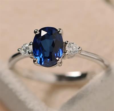 Oval Sapphire Imported Ring