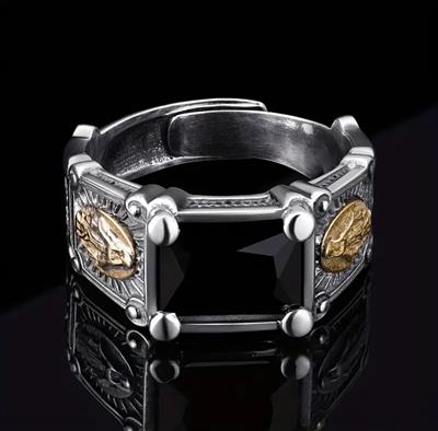 Vintage Style Adjustable Punk Hip-Hop Ring