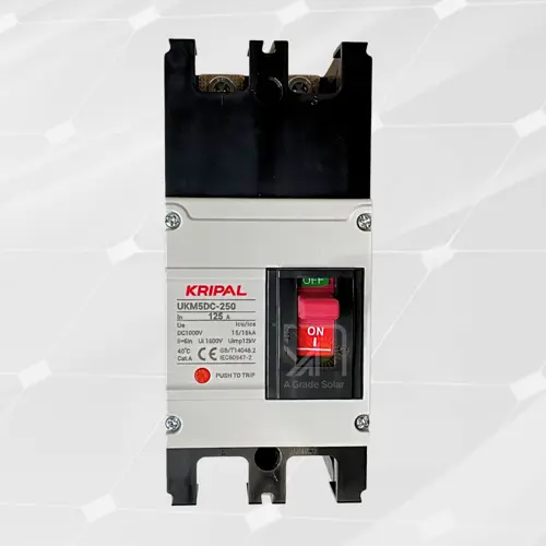 KRIPAL - DC Moulded Case Circuit Breaker (MCCB) 125 Ampere Heavy - UKM5DC250