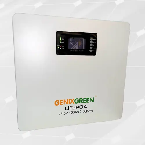 GenixGreen 2.56kWh Lithium Battery | 25.6V 100Ah ES-BOX33S