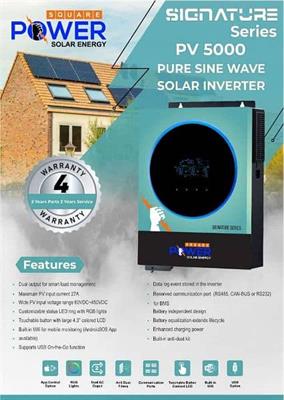 POWER SQUARE 4KW PV5000 IP21 SOLAR HYBRID INVERTER