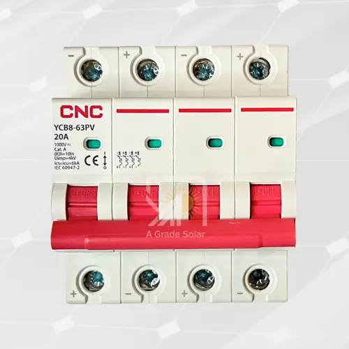 CNC - 4 Pole DC MCB (Miniature Circuit Breaker)
