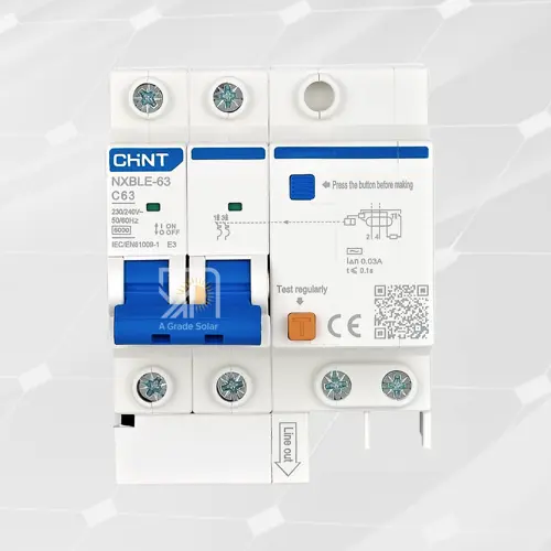 CHINT - NXBLE-63 Ampere RCBO (Residual Current Operated Circuit Breaker) 