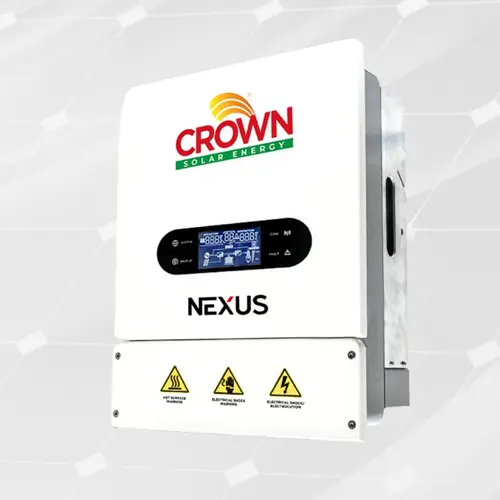 Crown Nexus 8kW Hybrid Solar Inverter |  IP66-rated Inverter