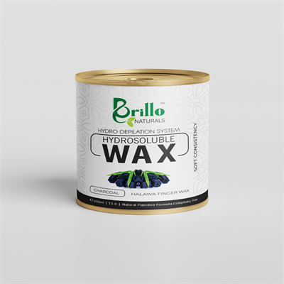 Charcoal Halawa Organic Wax 400gm