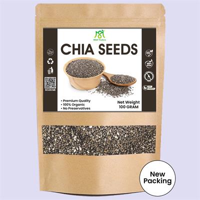 Original Chia Seeds Organic For Weight Loss 100 Grams