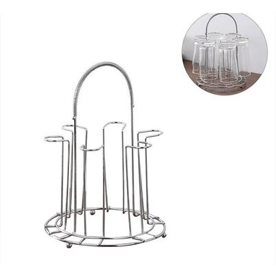 Amtoc Stainless Steel 6 Glass Stand Holder