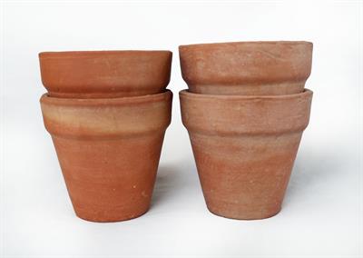 Amroc Mini Clay Pots conical shape 3inch 4Pcs