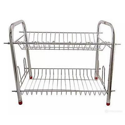 Amroc Stainless steel crockery stand 2 ROWS