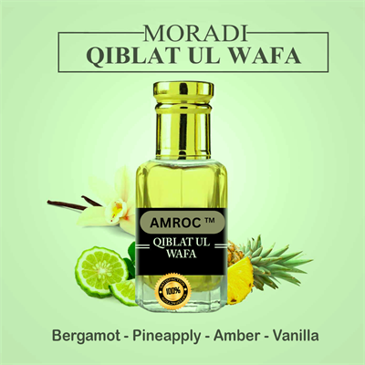 Amroc Qiblat ul Wafa Attar for Men & Women Long Lasting Perfume Fragrance Oil