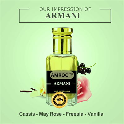 Amroc Armani Impression Attar for Men & Women Long Lasting Perfume Fragrance Oil