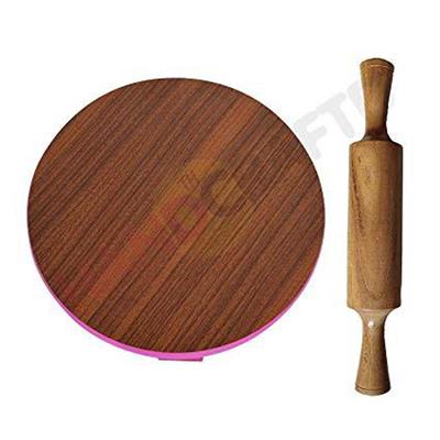 Amroc Rolling Pin and Dish Wooden