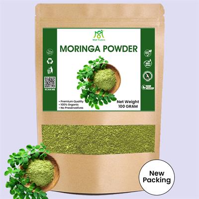 Organic Moringa Leaf Powder Boost Metabolism 100g