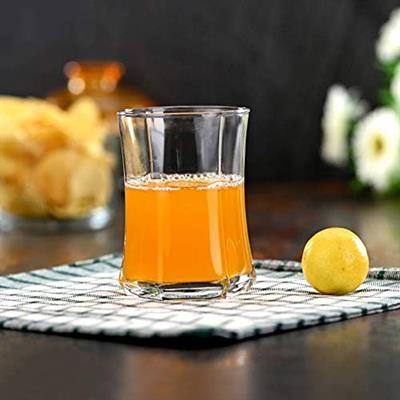 Amroc Benson Hexagon Shaped Whiskey Glass(6 Pcs)