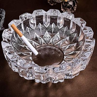 Amroc Round Glass Ashtray