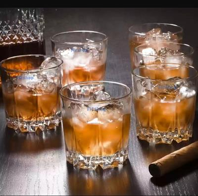 Amroc Premium Whisky Glass Set Of 6