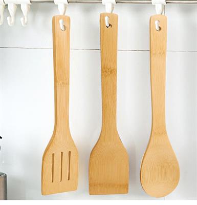 Amroc Cookware Set Bamboo Spatula Spoon