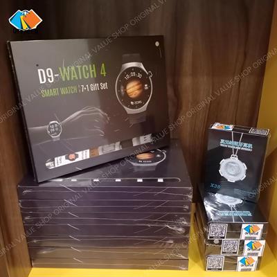 New 2024 D9 Watch 4 Smart Watch  | 7 + 1 Gift Set I BT Call - Round Screen Smart Watch For Men and Women