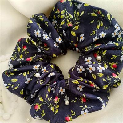 Floral Print Cotton Scrunchies - Trendy Scrunchies