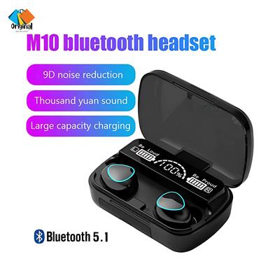 M10 Bluetooth Earpods with Fingerprint Control & Powerful Sound