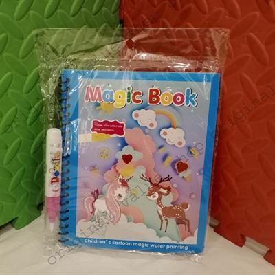 Magic Water Book Painting Drawing Coloring Board Book Doodle & Magic Water Pen (Each