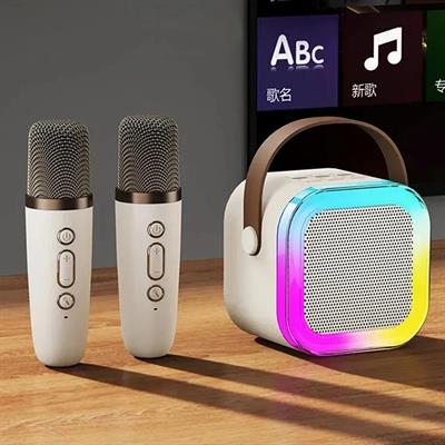 Mini Karaoke Machine for Kids Adults, Kids Karaoke Machine for Girls and Boys, Portable, Bluetooth LED Lights, Best Birthday Festival Toy Gift Age 3 4 5 6 7 8+ Boys Girls