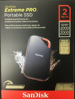 SanDisk Portable SSD 2TB E81 Extreme Pro