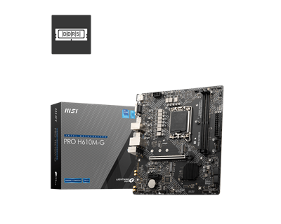 MSI PRO H610M-G DDR5 Motherboard