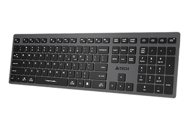 A4Tech FBX50C white Wireless and Bluetooth Keyboard