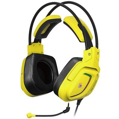 Bloody G575 Virtual 7.1 Surround Sound Gaming USB Headset - Punk Yellow