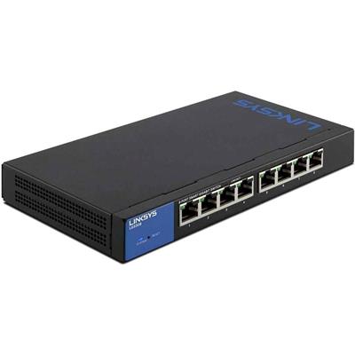 Linksys LGS308P 8-Port Business Smart Gigabit PoE+ Switch - 1 Year Warranty