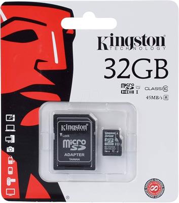 Kingston 32GB Micro SD Card Class10