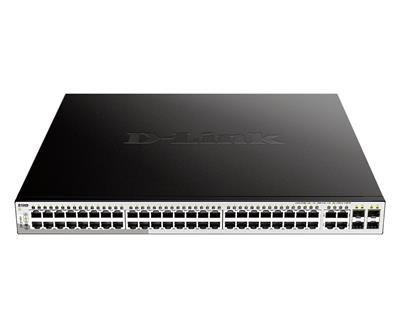 D-Link DGS 1210 52MP 52-Port Gigabit Smart Managed PoE Switch - 1 Year Warranty