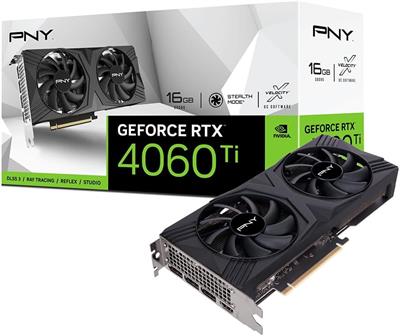PNY GeForce RTX™ 4060Ti 16GB VERTO™ Dual Fan DLSS 3