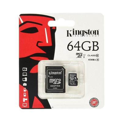 Kingston 64GB Micro SD Card Class10