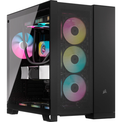 Corsair 6500D AIRFLOW Mid-Tower Dual Chamber PC Case - Black