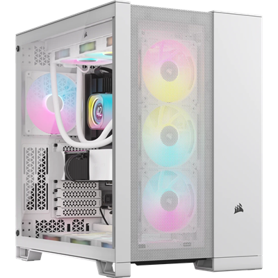 Corsair 6500D AIRFLOW Mid-Tower Dual Chamber PC Case - White