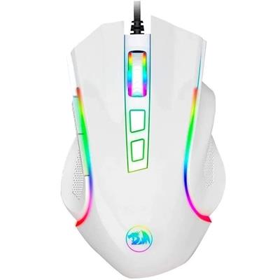 Redragon M607 Griffin 7200 DPI RGB Gaming Mouse (White)