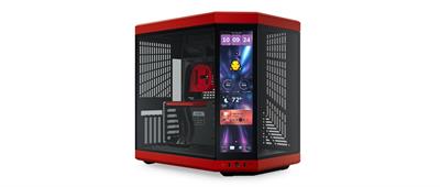 Hyte Y70 Touch Infinite Modern Aesthetic Mid-Tower ATX Gaming Case - Black Cherry