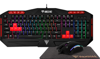 Gamdias Ares M2 & Zeus E2 3-In-1 Gaming Combo