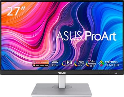 Asus ProArt PA278CV 27 WQHD 75Hz Professional Monitor - 1 Year Warranty