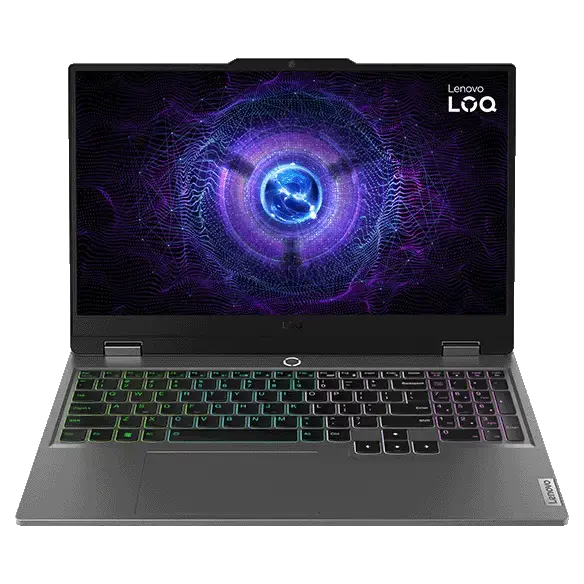 Lenovo LOQ 15IRX10 Intel Core i7 14th Gen 24GB D5 512GB SSD 15.6" FHD IPS 144Hz Display NVIDIA RTX 5050 8GB Graphics Backlit KB DOS Luna Grey