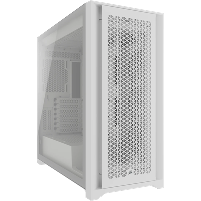 Corsair 5000D CORE AIRFLOW Mid-Tower ATX PC Case — White