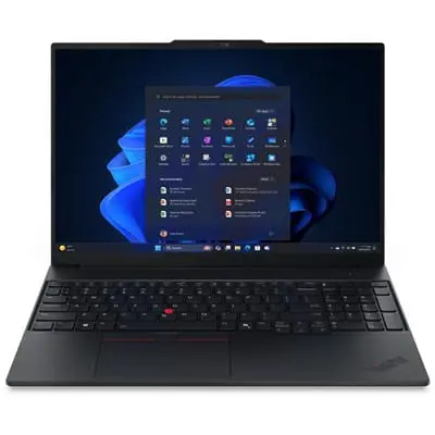 Lenovo ThinkPad E16 G3 Intel Core 7 240H 16GB D5 512GB SSD 16" WUXGA IPS Display Backlit KB Fingerprint Reader Dos Black (Official Warranty)