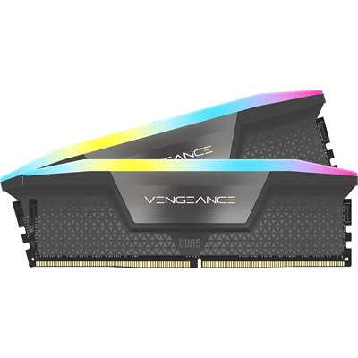 Corsair VENGEANCE® RGB 32GB (2x16GB) DDR5 DRAM 5200MT/s CL40 AMD EXPO & Intel XMP Memory Kit