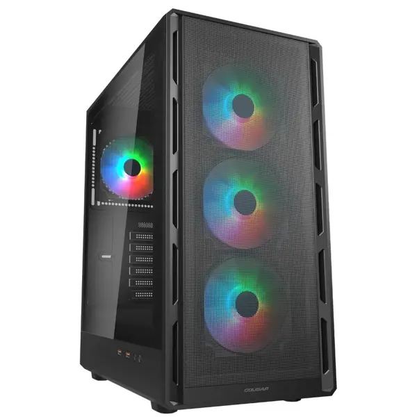 Cougar Airface Pure RGB Mid Tower ATX Case Black