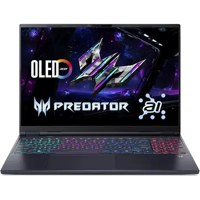 Acer Predator Helios Neo 16S AI PHN16S-71-99SA Intel Core Ultra 9 32GB D5 1TB SSD 16" OLED WQXGA 240Hz Display NVIDIA RTX 5070Ti 12GB Graphics RGB Backlit KB Win11 Home Black (Official Warranty)