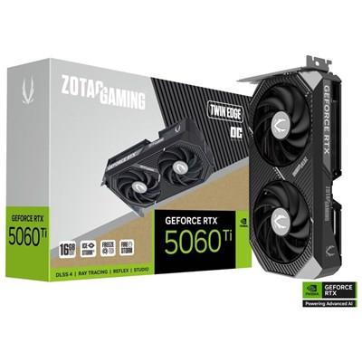 ZOTAC GAMING GeForce RTX 5060Ti 16GB 128-bit Twin Edge OC GDDR7